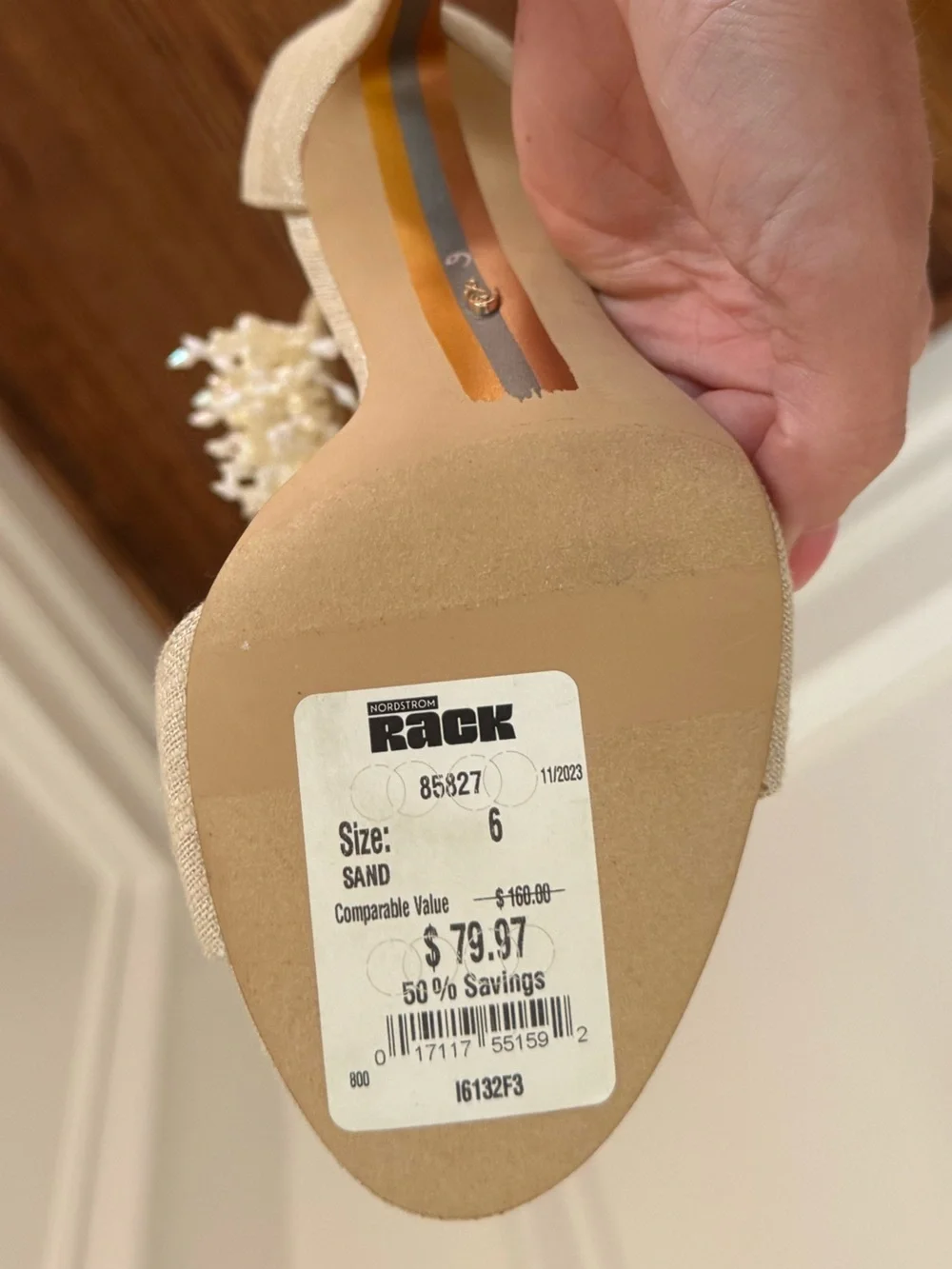 Sam Edelman Gillie Ankle Strap Sandal In Sand